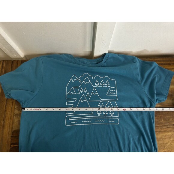 Old Navy Graphic Tee Camping Outdoors Blue Men’s Large - Picture 4 of 5